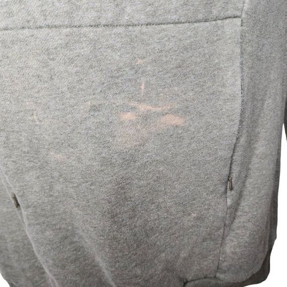 Gymshark Long Sleeve High Neck Fleece Lined Pullover Sweatshirt Womens S Gray - Picture 8 of 9